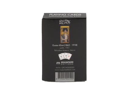Deck of 56 Bridge playing cards featuring Gustav Klimt's painting, Judith