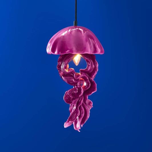 Ava Medusa plafondlamp, magenta