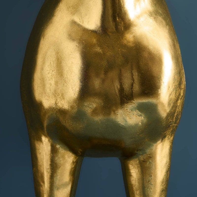 Amadeus paarden vloerlamp, goud