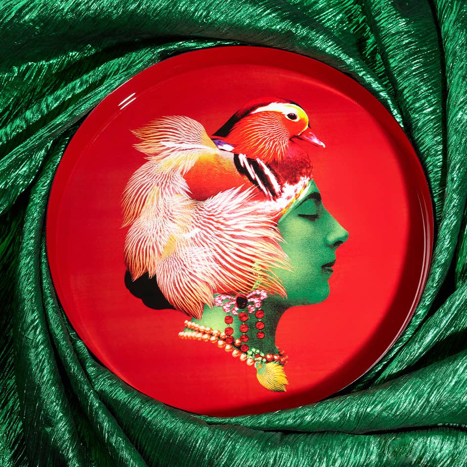 Canarbella round tray