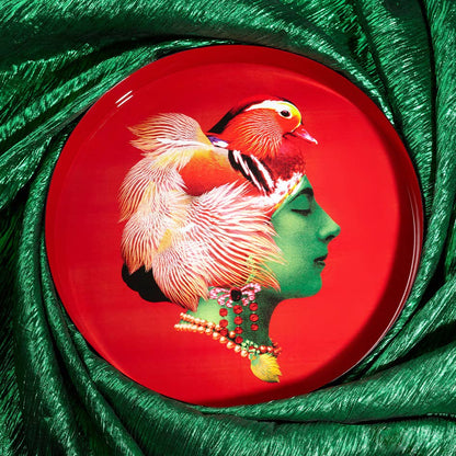 Canarbella round tray