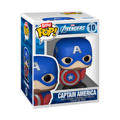 Bitty Pop! Captain America & Hulk 2-Pack – Captain America officiel Funko