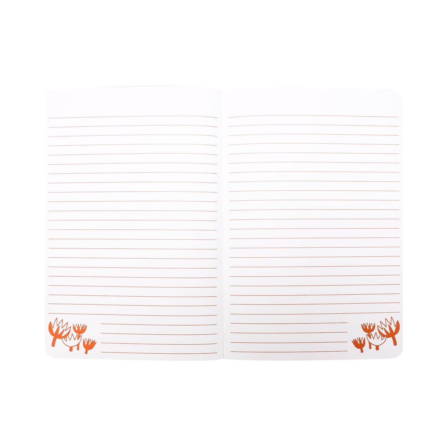 Yellow Moomin Picking Flowers notebook