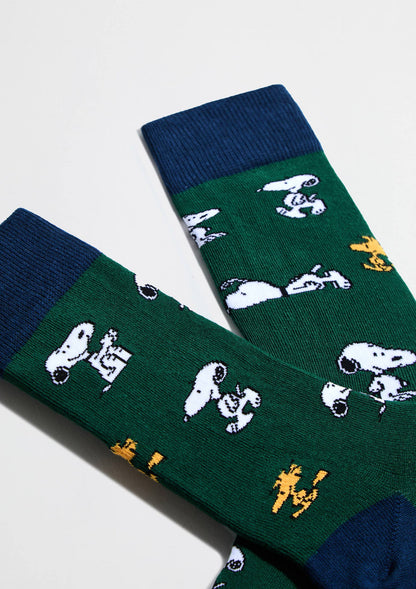 BeSnoopy Green - 100% Organic Cotton Socks