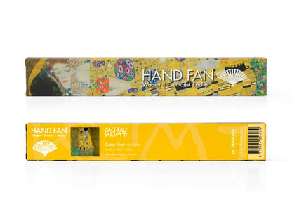 Hand fan, The Kiss, Gustav Klimt