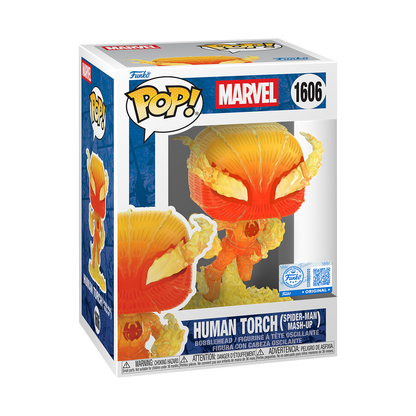 Pop! Human Torch (Spider-Man Mash-Up) #1606 - boîte