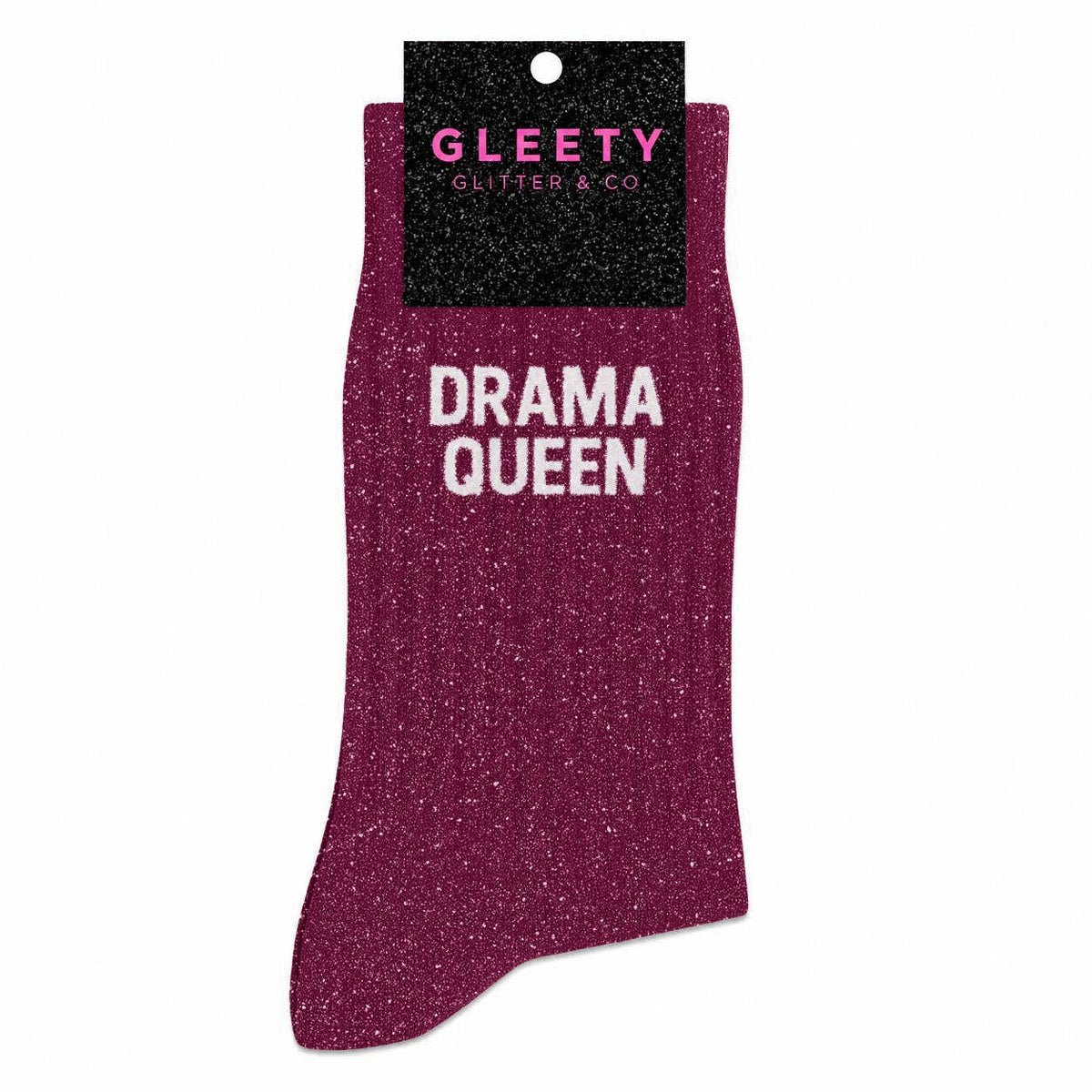 Chaussettes à Paillettes Drama Queen Violet – Gleety