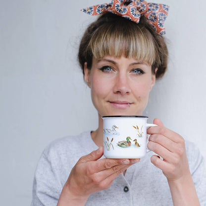 Keramische mok - Eendenvijver