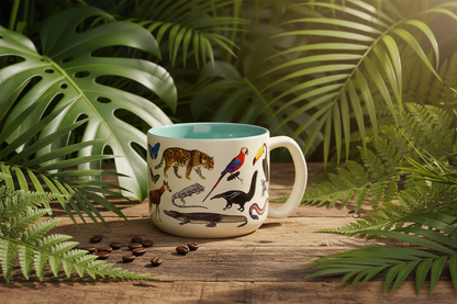 Mug Zoologie Forêt Tropicale 440 ml