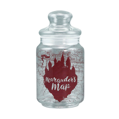 Glass Sweet Jar (750ml) - Harry Potter (Marauder's Map)