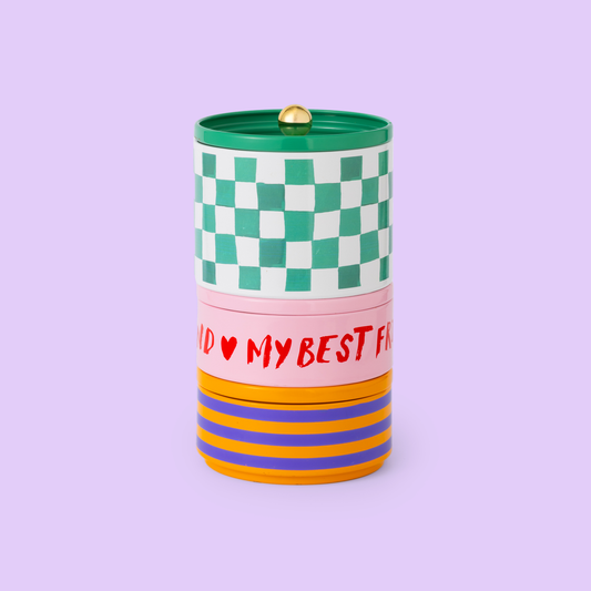 Bocal à friandises empilable