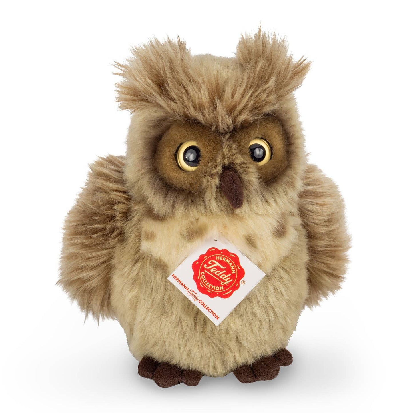 Grey-brown Owl Plush Toy