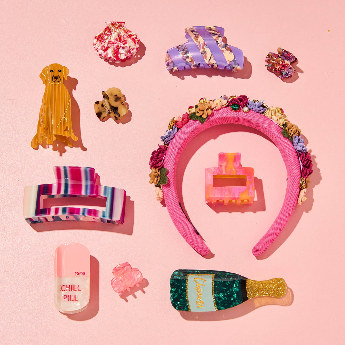 Chill Pill Hair Clip