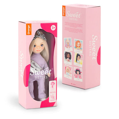 Mia doll in purple tracksuit - 32 cm