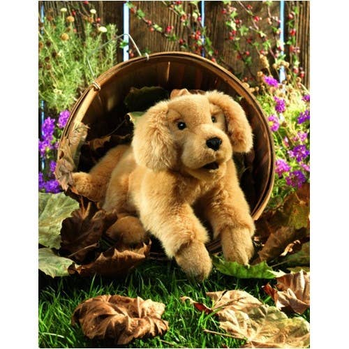 Golden Retriever Puppy Hand Puppet