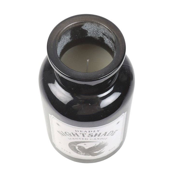 Mystic Raven Belladonna Gothic Apothecary Candle