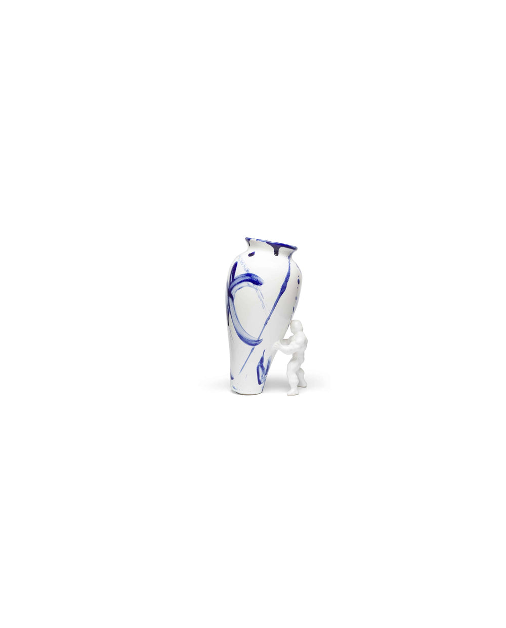 My Blue Superhero Delft Vase