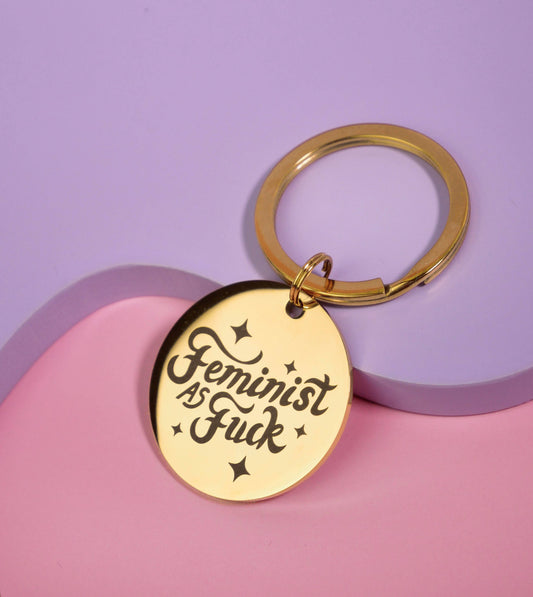 Porte-clés Feminist As Fuck