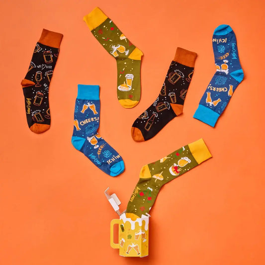 Beer Socks - Box Set of 3 Pairs