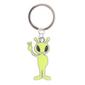 Fosforescerende sleutelhanger in de vorm van een alien