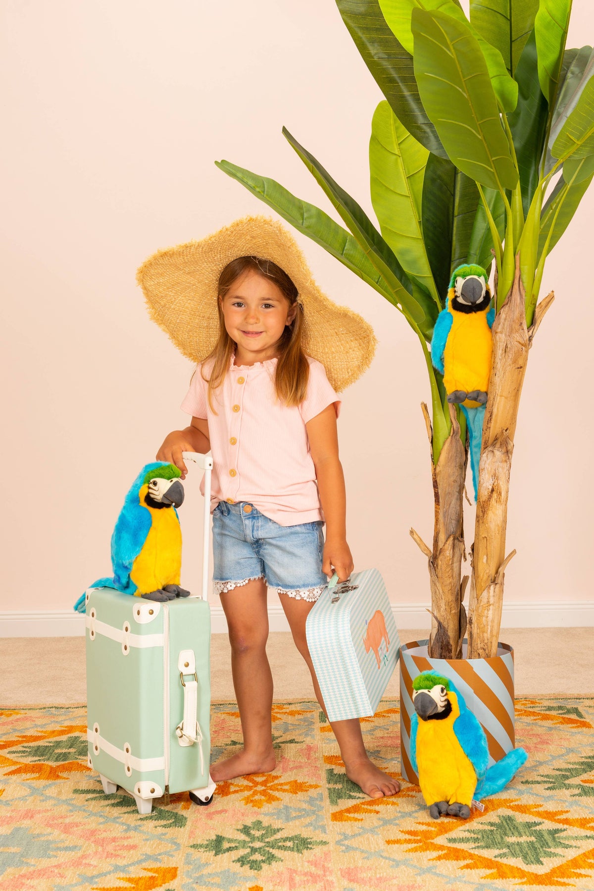Yellow and Blue Macaw Plush Toy