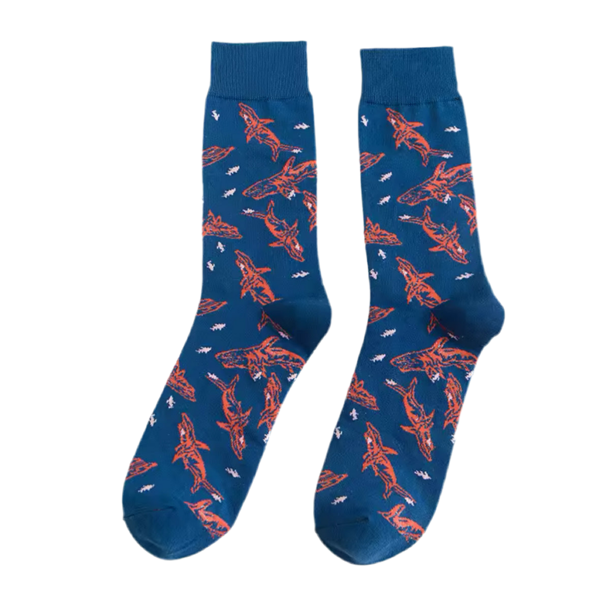 Red Shark Socks