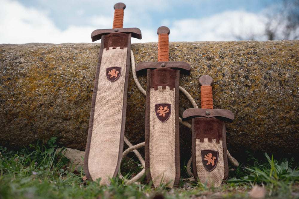 Épée Rustik Nature L + Fourreau en Jute