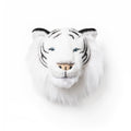 Décoration Murale Peluche Albert le Tigre Blanc