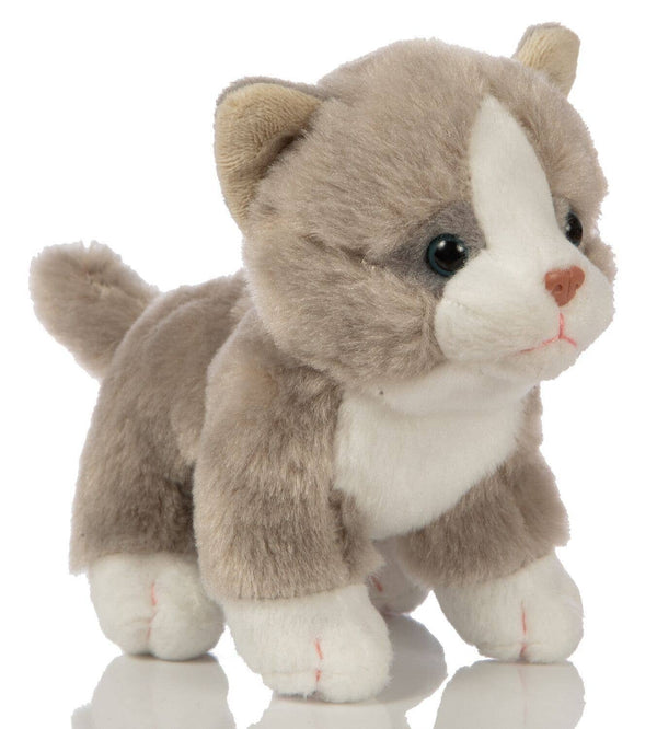 Peluche Chaton Debout - Gris Uni Toys