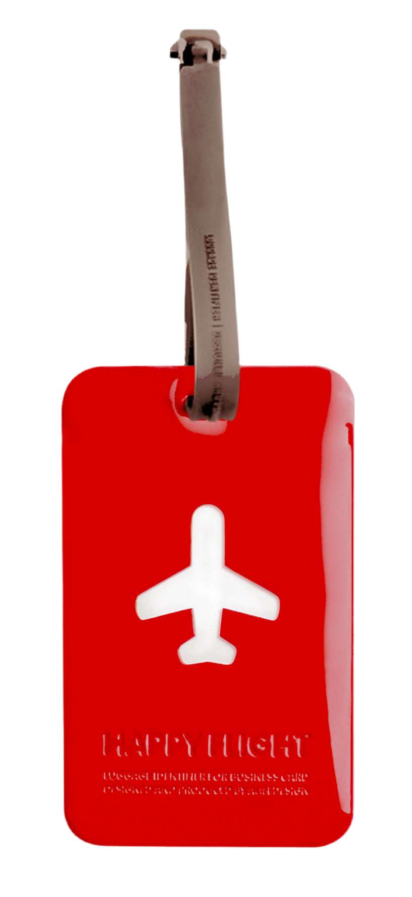 rechthoekig bagagelabel 