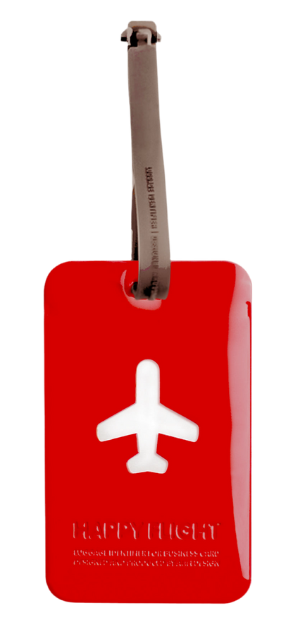 rechthoekig bagagelabel 