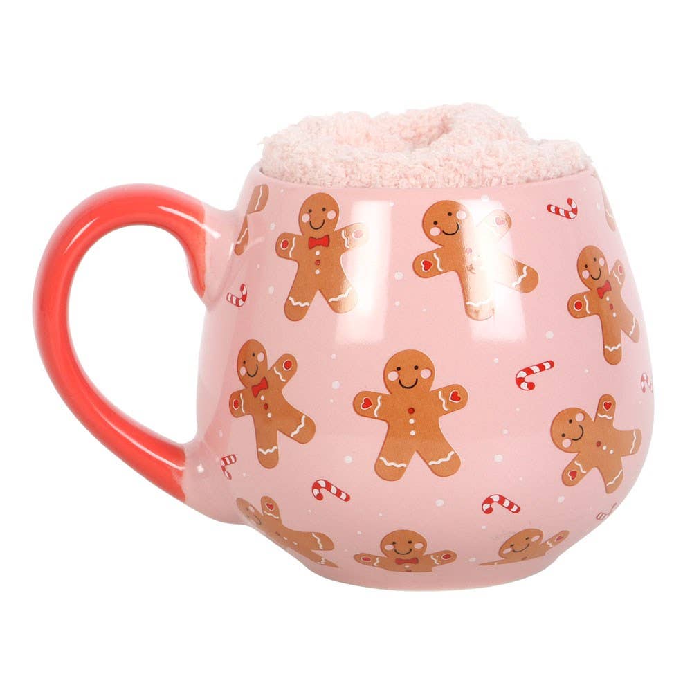 Peperkoek kerstmok en kerstsok set