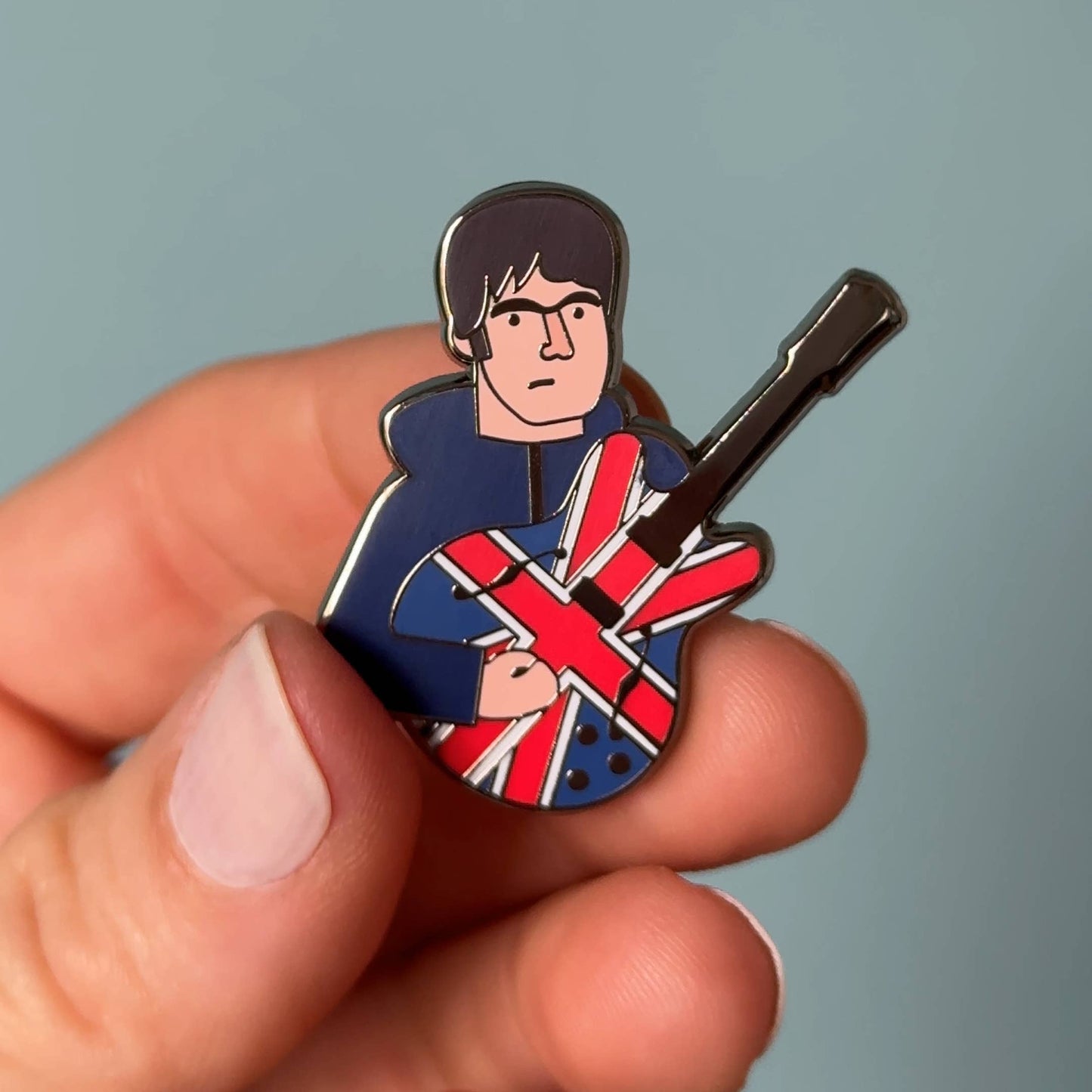 Oasis Enamel Pin Set, London Rock Music