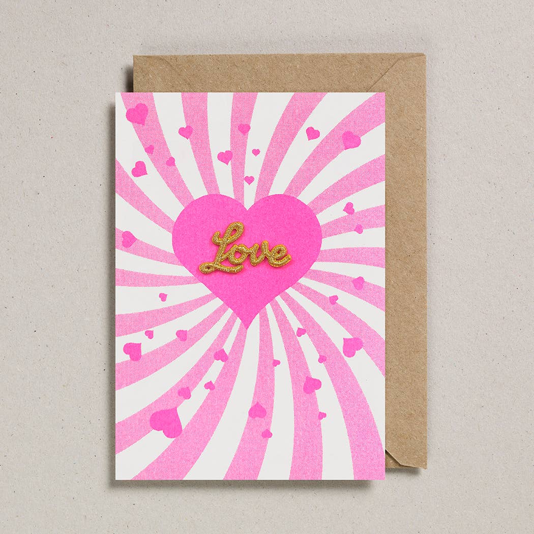 Valentine's Day Card - Spiral of Love