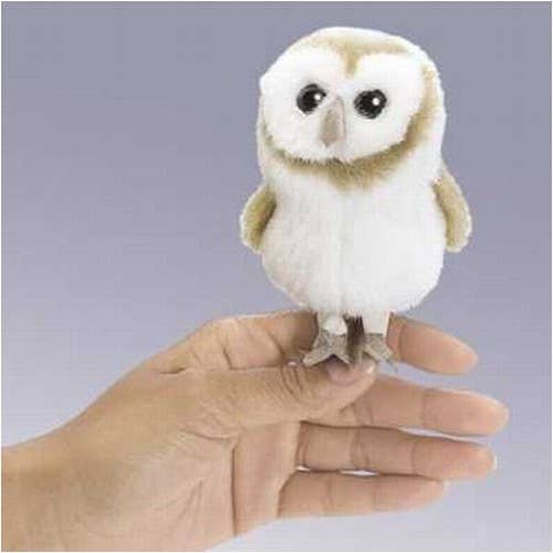 Finger puppet owl of the bell towers