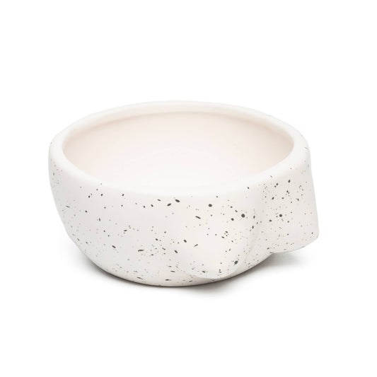 Bol Blanc Tits Peint à la Main Helio Ferretti Vue 2