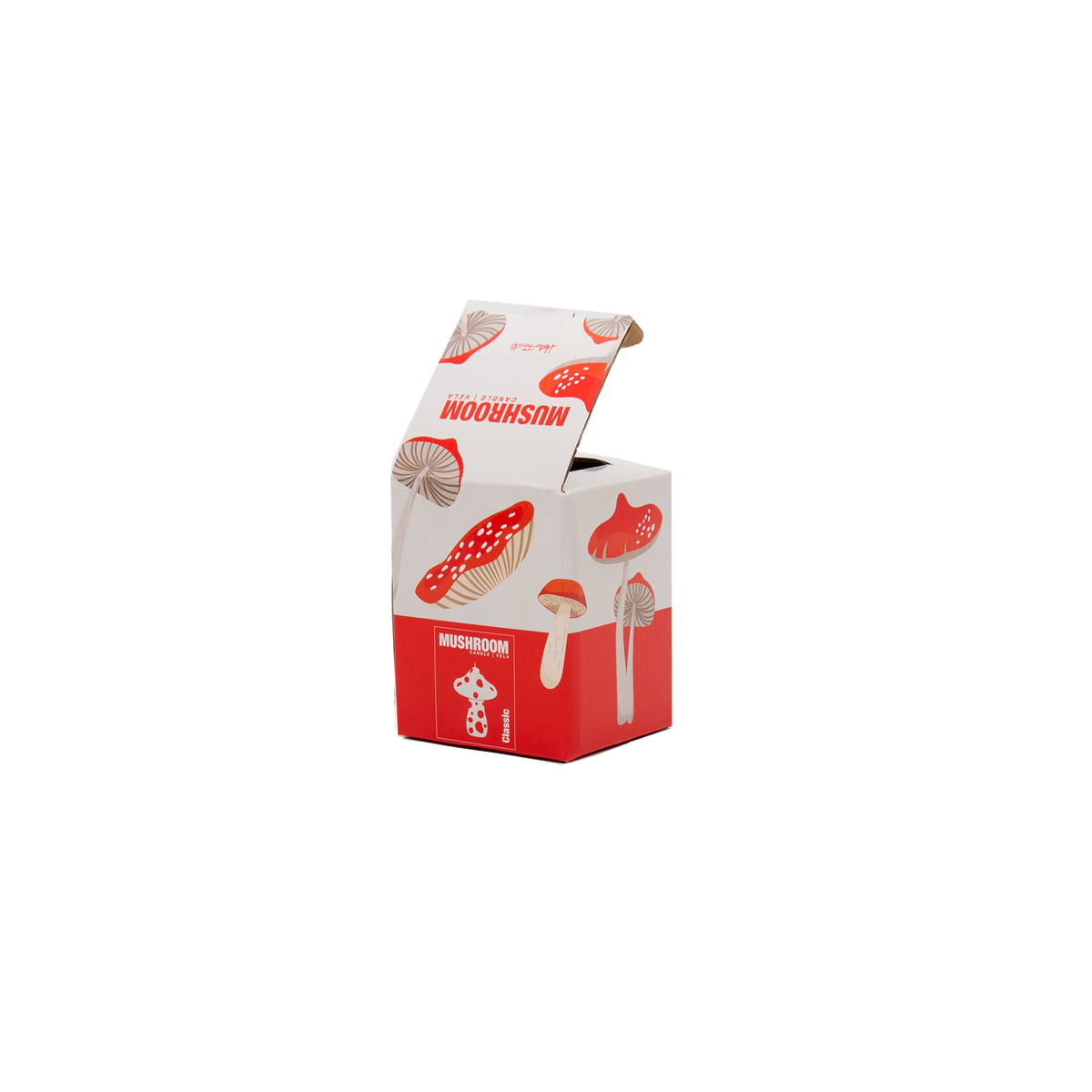 Small Amanita Mushroom Candle