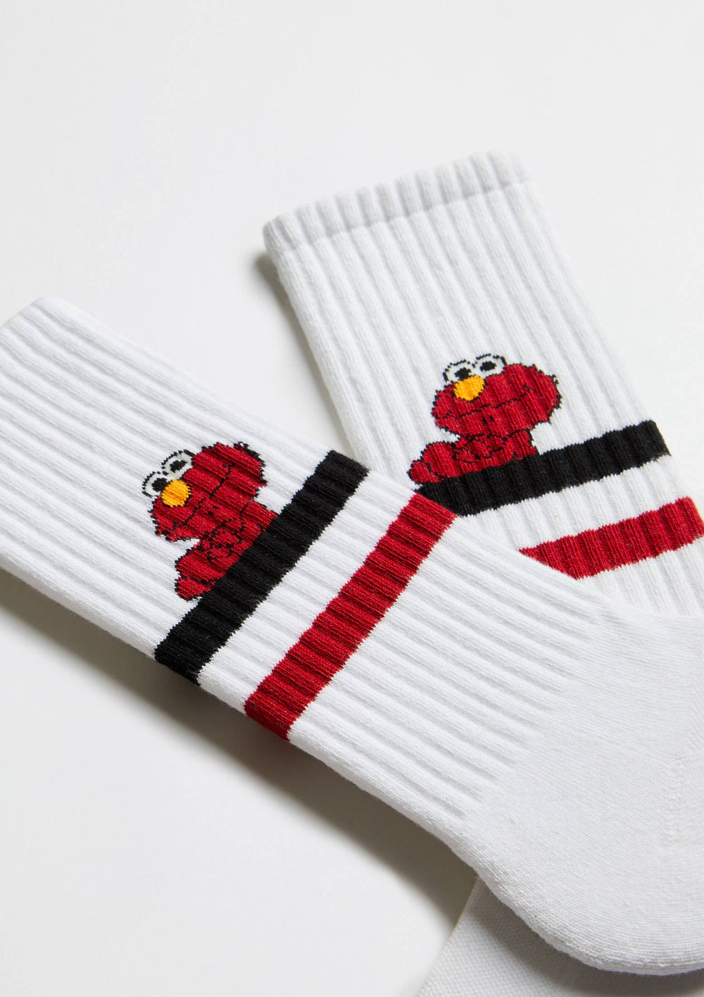 Chaussettes de Sport BeSesameStreet Elmo Blanc