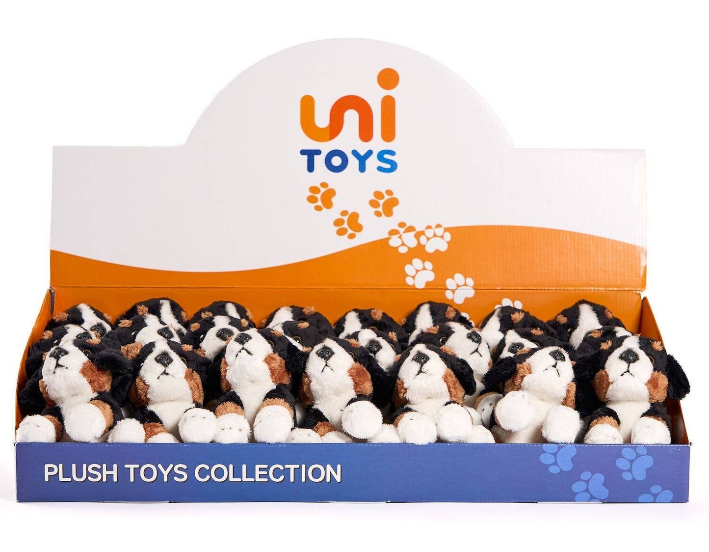 Sitting Bernese Mountain Dog Puppy Plush Toy