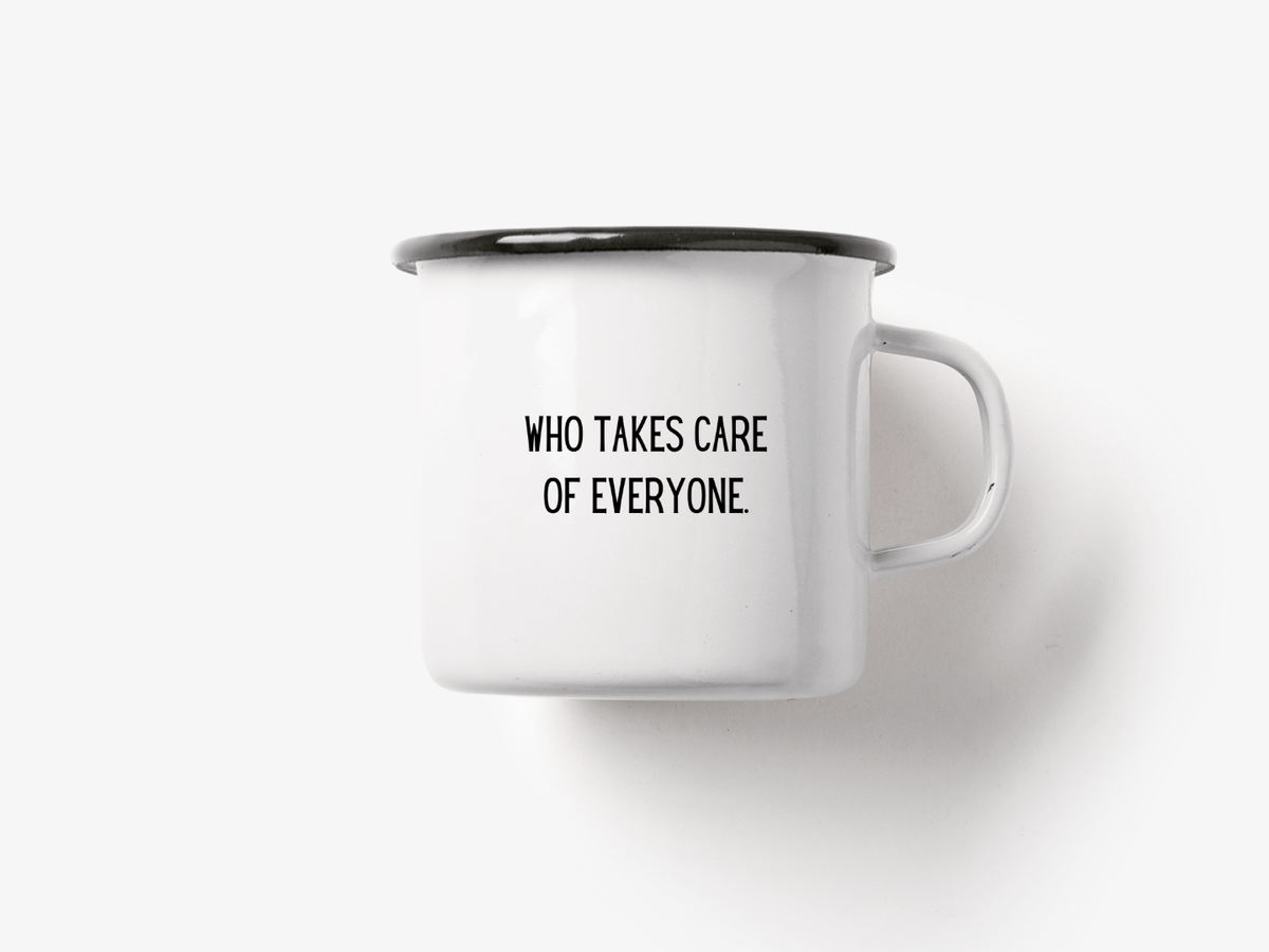 Bad Ass Woman Enamel Mug