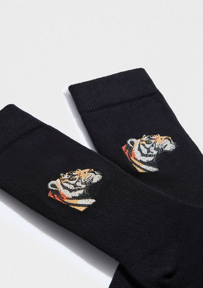 BeTiger Embroidery Socks