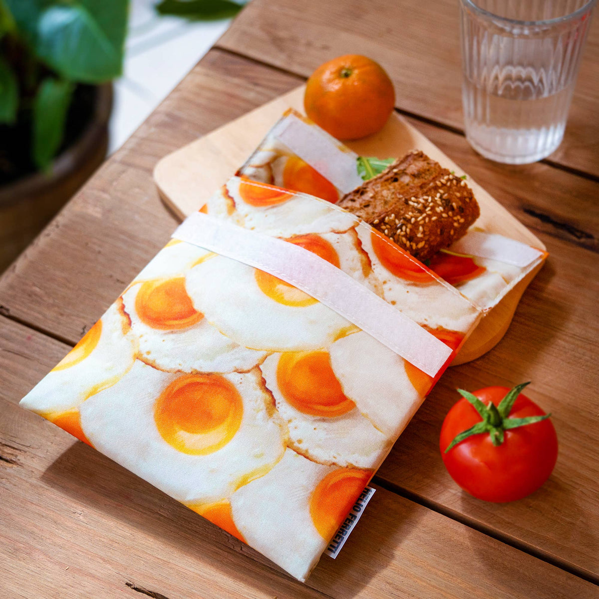 Stain-Resistant Snack Bag Fried Egg
