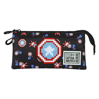 Captain America Captain Pixel-Triple ECO etui voor pennen en potloden
