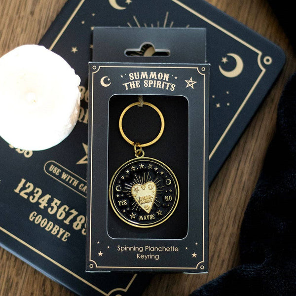 Draaiende Ouija "Talking Board" sleutelhanger