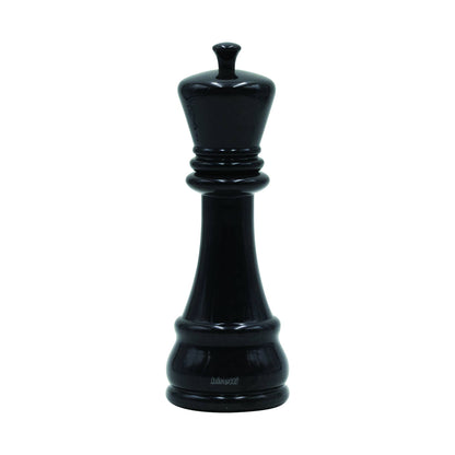 "Chess" spice mill King in glossy black lacquered beech