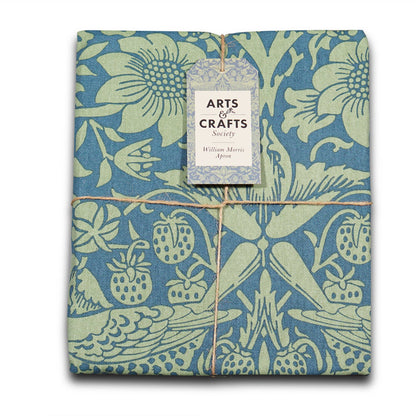 William Morris Saliegroene Schort van Gerecycled Katoen