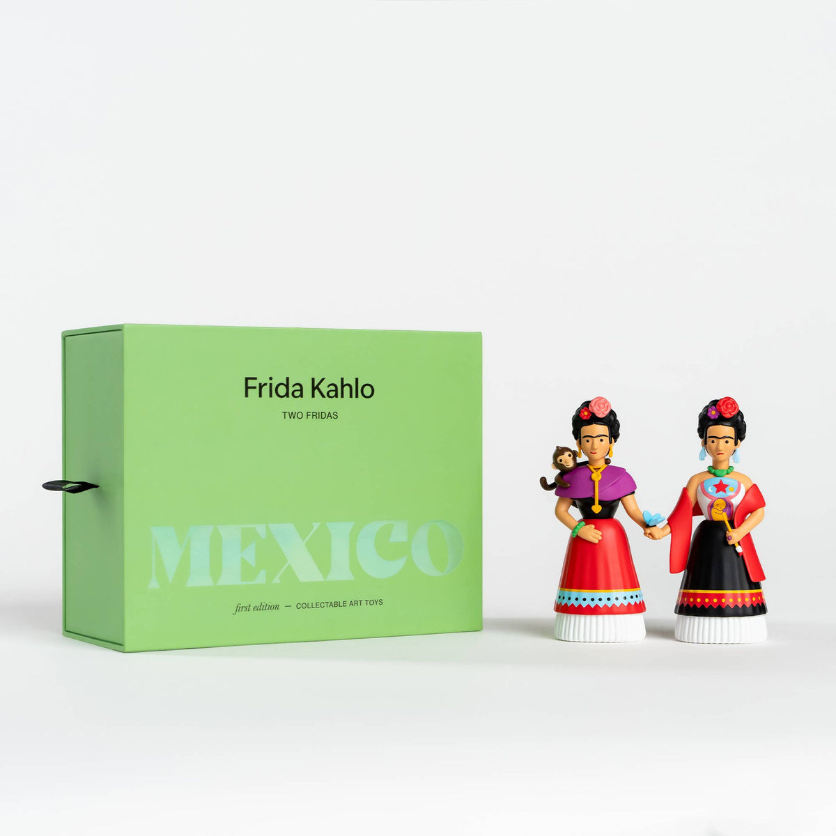 Two Fridas Collectible Figurine Set - Artist Mexico Gift Kahlo
