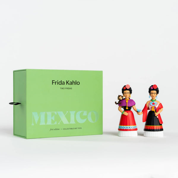 Two Fridas Collectible Figurine Set - Artist Mexico Gift Kahlo