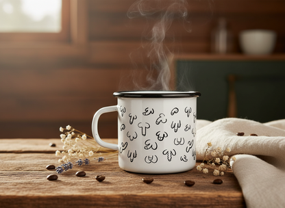 Emaille mok - Dicks Friends