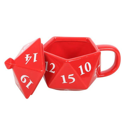 3D Mug D20 Red